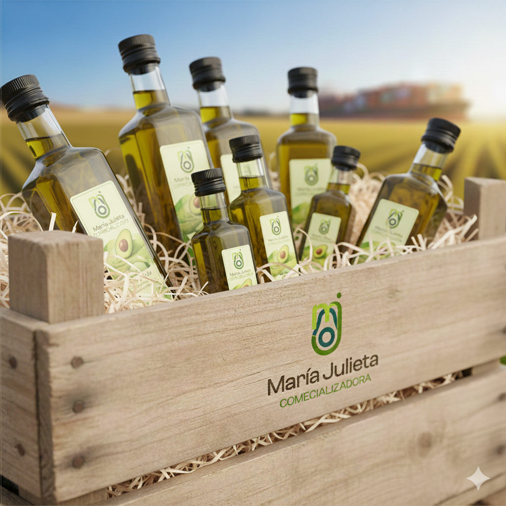 Aceite de aguacate mexicano para exportación internacional